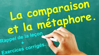 Comparaison et métaphorerappel de leçonexercices corrigés [upl. by Ahmad294]