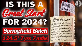 Uncorking Bookers 202401 quotSpringfield Batchquot Bourbon Whiskey [upl. by Louie351]