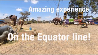 At the equator line  Nanyuki  Kenya  Coriolis effect  equator point  Water experiment [upl. by Seuguh]