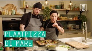 24Kitchen  Wat Eten We Vandaag Afl 11 Job amp Perry’s plaatpizza di mare [upl. by Bensky]