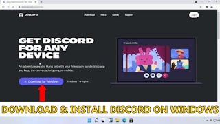 How to Download Discord on Windows 11  Download Discord on PC 2023 [upl. by Ellatsyrc]