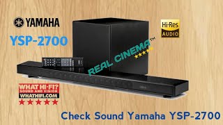 Soundbar Yamaha YSP2700 Play Slow Remix Bluetooth [upl. by Maryly]