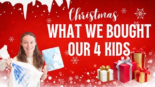 What Our 4 KIDS Are Getting for CHRISTMAS This Year [upl. by Alinoel]