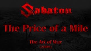 Sabaton  The Price of a Mile Lyrics English amp Deutsch [upl. by Oinoitna]