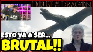 ¡¡Mira esos DRAGONES nene 😱 HOUSE OF THE DRAGON  LA CASA DEL DRAGÓN S2 Teaser Reacción [upl. by Rovelli615]