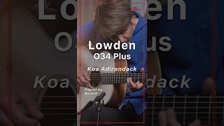 🎸 Lowden O34 Koa amp Adirondack played by Bertolf [upl. by Nyllewell]