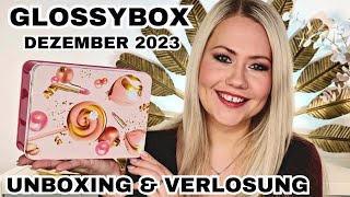 Glossybox Dezember 2023  Unboxing amp Verlosung [upl. by Lyn544]