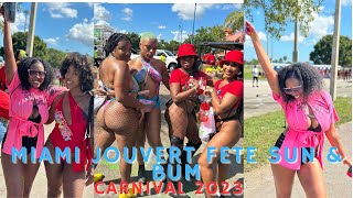 Miami Carnival Jouvert 2023  Fete Sun And Woman A spectacular array of Fetting amp masquerading [upl. by Fakieh]