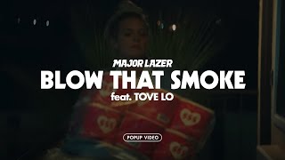 Major Lazer  Blow That Smoke feat Tove Lo Official PopUp Video [upl. by Ardnwahs368]