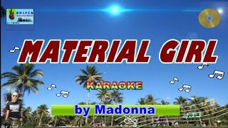 MATERIAL GIRL karaoke by Madonna [upl. by Ahsito289]