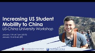 Increasing US Student Mobility to China USChina University [upl. by Voletta353]