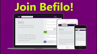 Befilo  Automatically Friending Social Network [upl. by Tristan]