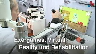 Exergames Virtual Reality und Rehabilitation auf der MEDICA 2018 [upl. by Naghem29]