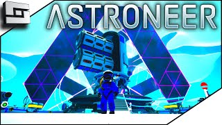 NEW BASE DESIGN In Astroneer Automation Update Gameplay E9 [upl. by Dusza]