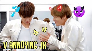 BTS Taehyung Teasing Jungkook  A Cute Compilation [upl. by Frazier]