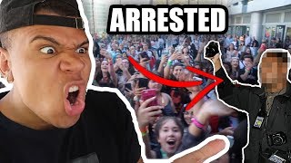 KICKED OUT OF VIDCON LIVE FOOTAGE POLICE CALLED [upl. by Eliathas637]