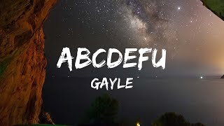 abcdefu  GAYLE Lyric  Counting Stars  OneRepublic [upl. by Anivle]