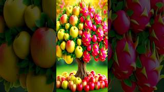 Easy and fast method for planting and growing hybrid apple and dragon fruit trees gardening [upl. by Elac666]