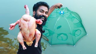 Full Chicken Fish Trap  മുഴുവൻ കോഴിയെ മീൻകുടുക്കിൽ ഇട്ടപ്പോൾ  M4 Tech [upl. by Hgieloj]