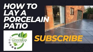 How To Lay A Porcelain Patio  An Expert Guide [upl. by Whiney390]