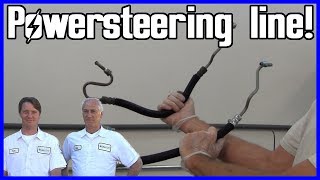 How to Replace Power Steering Pump Pressure Hose [upl. by Leumas712]