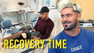 An Inside Look at My Knee Recovery  Recovery Time w Zac Efron [upl. by Debi440]