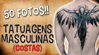 TATUAGENS MASCULINAS COSTAS «50 Fotos» [upl. by Sivatnod]