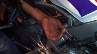 Honda cbr 600 Camshaft valve cam chain tensioner 14520MBZK01  noise [upl. by Attiuqehs]