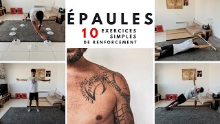 Renforcement des épaules 10 exercices simples [upl. by Stillmann297]