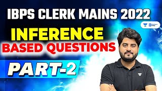 Inference Based Questions  Part  2  IBPS Clerk Mains English  Vishal Parihar [upl. by Llenaj606]