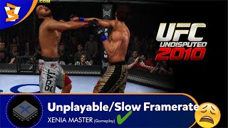 XENIA MASTER 102766  UFC Undisputed 2010 IngameGameplay [upl. by Nitsuj963]