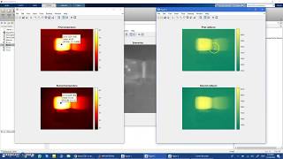 Emissivity calculation using thermal imaging in MATLAB [upl. by Odlo]