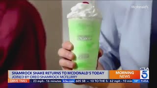 The McDonalds Shamrock Shake is back What you never knew about the greentinged treat [upl. by Cutlip]