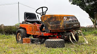 Project To Restore A Heavily Damaged Old KUBOTA Lawn Mower  Incredible Completion Process [upl. by Brey]