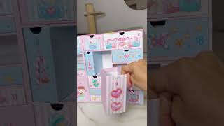 YesStyle advent calendar 🎀  unboxing unbox unboxingasmr yesstyle asmr asmrsounds [upl. by Romola]