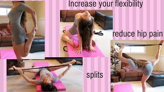 HOW TO INCREASE YOUR FLEXIBILITY STEPS TO GET CLOSER TO THE SPLITS QUADHIP PAIN [upl. by Gurango]