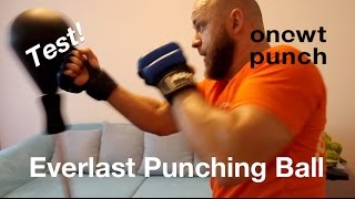 Everlast Punching Ball TestOne Two Punch Spaß Training für Zuhause Reaktion Reflexe verbessern [upl. by Jannel]