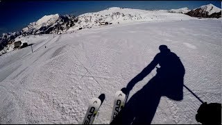 PIANI DI BOBBIO SKI 2018 3 pista n°9 Chiesetta blu n°13 Piani di Bobbio blu [upl. by Rexferd641]