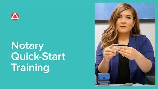 Notary QuickStart Training [upl. by Aehtela]