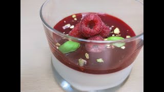 Panna cotta  postre Italiano con sabor a dolce vita [upl. by Alaunnoif]