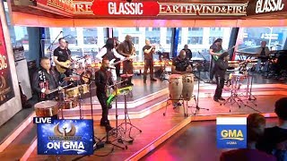 Earth Wind amp Fire  Medley  GMA LIVE [upl. by Aerb354]