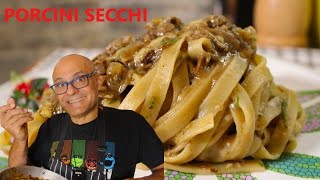 Fettuccine ai Funghi Porcini secchi  Come ottenere il massimo da questo prodotto trucchi e consigli [upl. by Efthim]