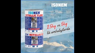 ISONEM METALLIC FLOOR UYGULAMA [upl. by Lednic]