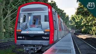 Linie U3 WandsbekGartenstadt nach Barmbek  DT5  SubwaySim Hamburg [upl. by Alahs238]