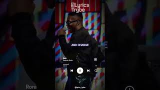 Reekado Banks  Rora Lyrics lyricstrybe afrobeats [upl. by Neerhtak]