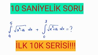 İLK 10K SERİSİ 💥GÖRMESİ ZOR SORU [upl. by Velma204]