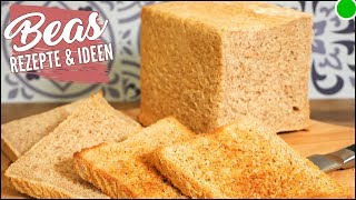 Vollkorn Toastbrot selber backen Rezept  Toastbrotform mit Deckel [upl. by Araht913]