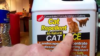 Excellent cat repellent that works and is safe for use around animals 100 ALL NATURAL ANIMAL REPELL [upl. by Gile]