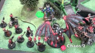 BoLS Battle Report 177 Mantis Warriors vs CSM  Warhammer 40000 [upl. by Cresa815]