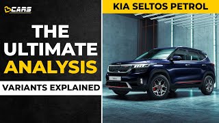 2022 Kia Seltos Petrol Variants Explained  HTE HTK HTK HTX GTX O GTX X Line  Apr [upl. by Burd558]